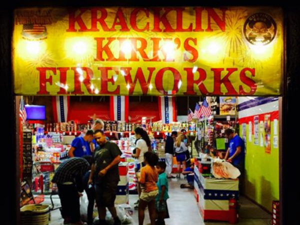 Kracklin Kirk's Fireworks store